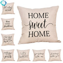 Axyaa Linen Pillow Cover 45X45CM - Decorative Cushion for Home Sofa