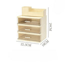 Axyaa Makeup Storage Box with Transparent Drawers for Cosmetics Organization