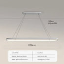 Axyaa Modern Line LED Pendant Light Black White Living Dining Bedroom Decor