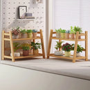 Bamboo Kitchen Spice Caddy Organizer by Axyaa