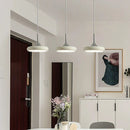 Axyaa White Flying Saucer Pendant Light - Modern LED Droplight for Home & Restaurant