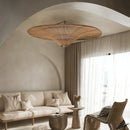 Axyaa Rattan Pendant Lamps | Retro Southeast Asian Chandeliers for Hotel & Home