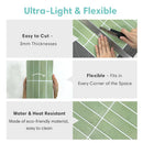 Axyaa Peel & Stick PVC Wall Panels - Self-Adhesive Kitchen & Bathroom Tile Stickers