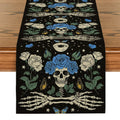 Axyaa Halloween Plants Table Runner: Indoor Outdoor Dining Decor
