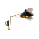 Axyaa Industrial Loft Wall Light, Adjustable Iron Bedside Lamp for Bedroom Living Room