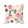 Axyaa Plant Flower Printed Pillow Case for Sofa & Home Decoration