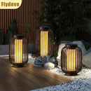 Axyaa Modern Wrought Iron Lawn Lamp with LED Dolomite, Waterproof IP65, Retro Floor Lamp