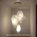 Axyaa Nordic Silk LED Pendant Chandelier for Home Decor