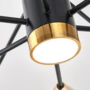 Axyaa Nordic LED Tree Branch Chandelier Gold Art Decoration Light