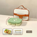 Axyaa Divided Lunch Box: Portable, Sealed, Large Capacity for Food, Salad, Fruits