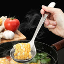 Axyaa Stainless Steel Deep Soup Spoon - Long Handle Ramen Rice Scoop