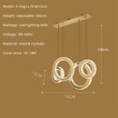 Modern Luxury Crystals LED Pendant Chandelier by Axyaa