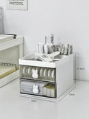 Axyaa Acrylic Desk Organizer Drawer Pen Holder Rack - Transparent Simple Stationery Storage