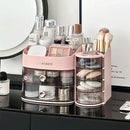 Axyaa Makeup Organizer with Drawer: Compact Storage Box with Divider for Women