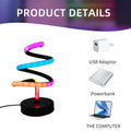 Axyaa Modern Christmas Tree Lamp with Three-Tone Light for Festive Decor