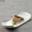 Axya Ceramic Dinner Plate for Sushi, Steak, Desserts - Solid Color Tableware