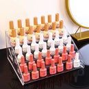 Axyaa Acrylic Nail Polish Organizer Jewelry Stand Manicure Storage - 7 Layers Display Shelf
