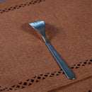 Axyaa Burlap Geometric Placemats: Rustic Heat Resistant Farmhouse Table Mats
