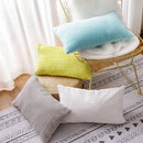 Axyaa Corduroy Striped Cushion Cover for Home Decor