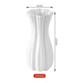 Axyaa White Flower Vase Modern Home Decor Dining Table Ornaments