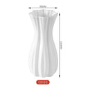Axyaa White Flower Vase Modern Home Decor Dining Table Ornaments