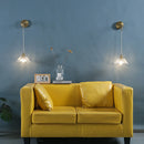 Axyaa Flower Glass LED Wall Lamps - Nordic Style Bedroom Lighting Fixtures
