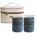 Axyaa Insulated Stackable Lunch Container Set for Adults and Kids