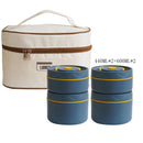 Axyaa Insulated Stackable Lunch Container Set for Adults and Kids