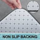 Axyaa Memory Foam Bathroom Mat Non Slip Shower Rug Soft Absorbent Floor Mat