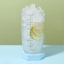Axyaa Plastic Cocktail Shaker with Scales: 1000ml Bar Mixer Tool
