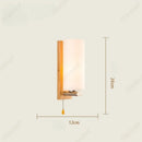 Axyaa Creative LED Glass Wall Lamp for Bedroom Living Room Decor