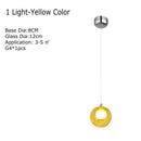 Axyaa Colorful Glass Ball Bubble Chandelier