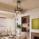 Axyaa Wooden Magic Bean LED Pendant Chandelier for Home Decor