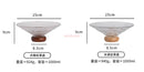 Axyaa Crystal Fruit Tray Living Room Candy Plate Snack Tray Glass Fruit Basin