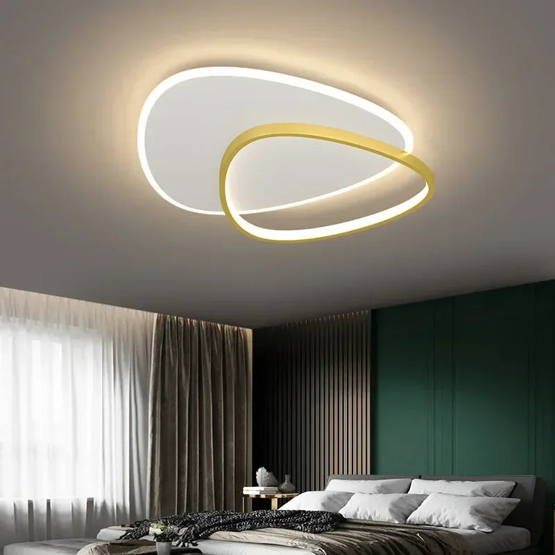 Axya LED Ceiling Lamp: Modern Chandelier Lighting Fixture for Home Decoration