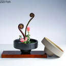 Axyaa Ceramic Flowerpot Vase for Beautifying Home Decor with Style