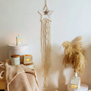 Boho Moon Dream Catcher Wall Hanging by Axyaa