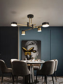 Axyaa Nordic Chandeliers: Dimmable Ceiling Pendant Lights for Living Room, Kitchen, Dining Room