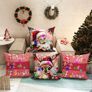 Axyaa Santa Claus Fawn Luminous Pillowcase - Christmas Party & Home Decor Gift