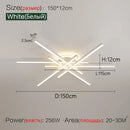 Axyaa Geometric Ceiling Light | Modern Black Chandelier for Living Room, Bedroom, Dining Room