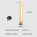 Axyaa Wood LED Floor Lamp for Cozy Home Atmosphere
