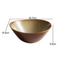 Axyaa Ceramic Ramen Noodle Bowls, Snack & Dessert Plates, Oval Specialty Tableware