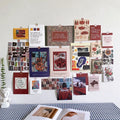 Axyaa Nordic Retro Wall Decor Photo Card Stickers DIY Art Postcard Set
