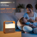 Axyaa Rechargeable Alarm Clock Night Light: Business & Children Sleeping Aid