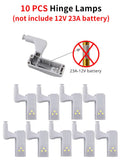 Axyaa LED Hinge Lamps for Wardrobe Kitchen Closet Drawer Cold White