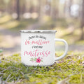 Axyaa Teacher Appreciation Enamel Mug - Unique Gift for Educators and Mentors