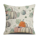 Axyaa Thanksgiving Pumpkin Pillow Cover 45*45cm Home Decor Cotton Linen