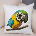 Axyaa Cute Animal Print Pillowcase for Home Sofa Bed Decor