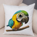 Axyaa Cute Animal Print Pillowcase for Home Sofa Bed Decor