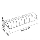 Axyaa Stainless Steel Kitchen Dish Drainer Rack for Organizing Sink Dishes